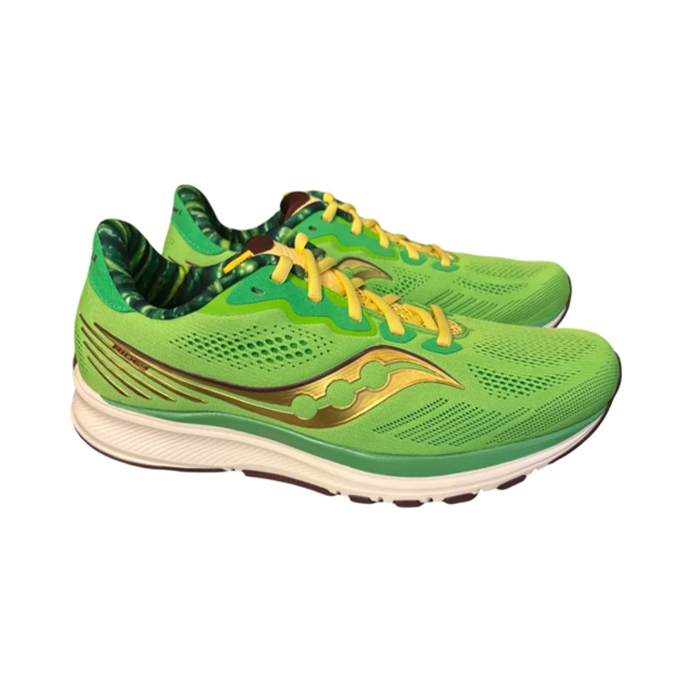 Saucony Mens Ride 14 S20650-17, Green sz 9.5 New - Picture 2 of 7
